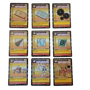 (9) 1999 Bandai DIGIMON Power Blast Trading Card Lot